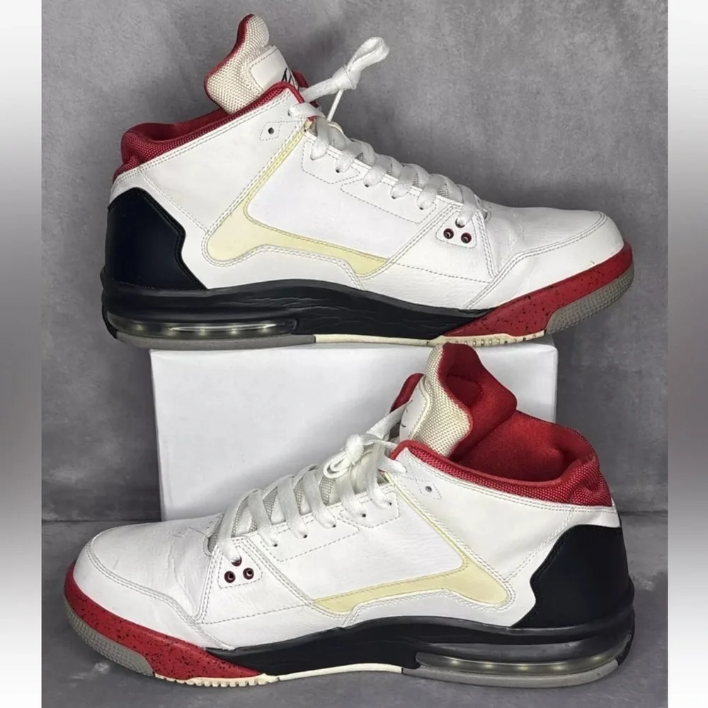 Nike Air Jordan Flight Origin White Red Black Size 13 Mens Shoes